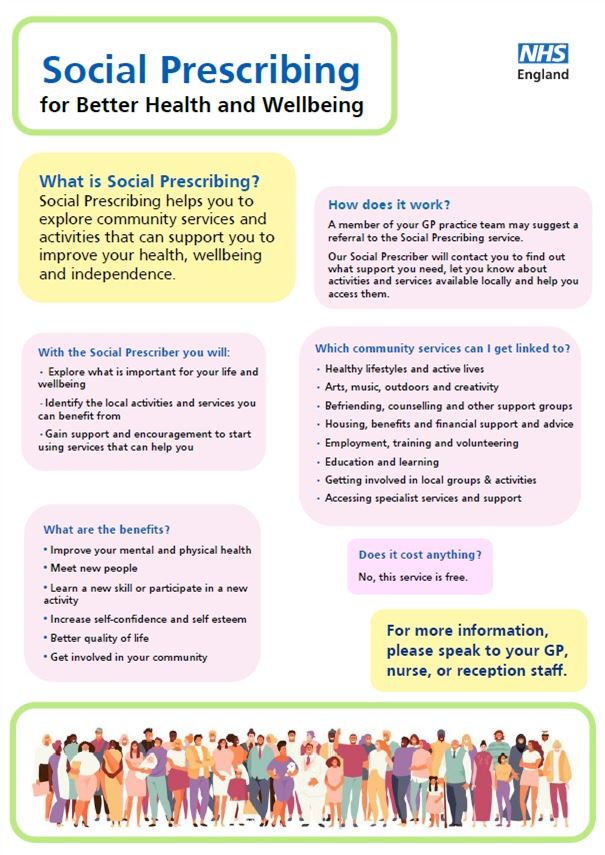 Social Prescribing for better health and wellbeing